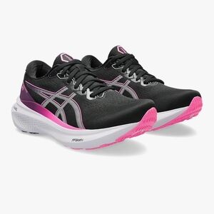 ASICS Women's Black and Pink Athletic Shoes